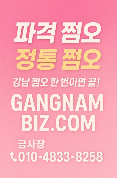 강남 쩜오 시스템
